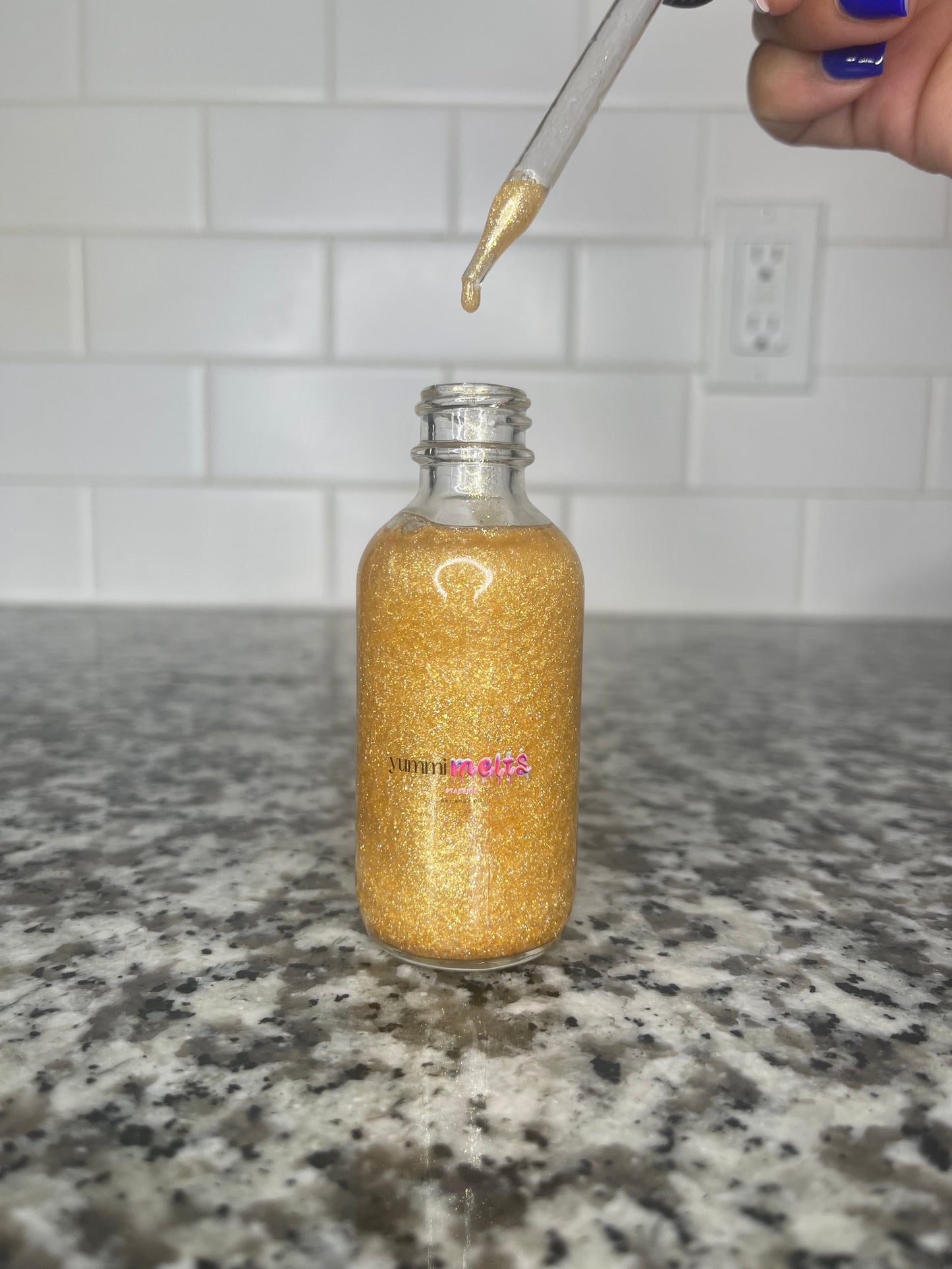 Gold Drip Shimmer Dry Body Oil