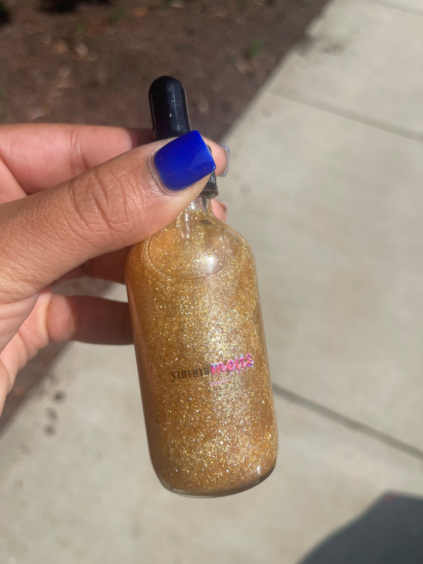 Gold Drip Shimmer Dry Body Oil